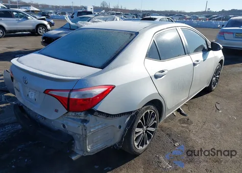 2015 Toyota Corolla S Plus из США, поврежденный, VIN 2T1BURHE4FC393727